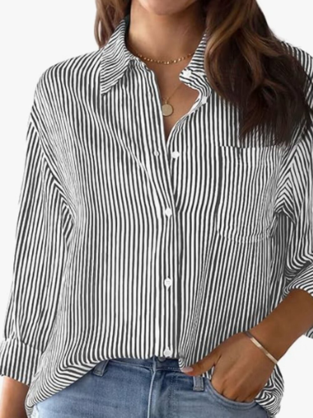 Oversized Pinstripe Shirt